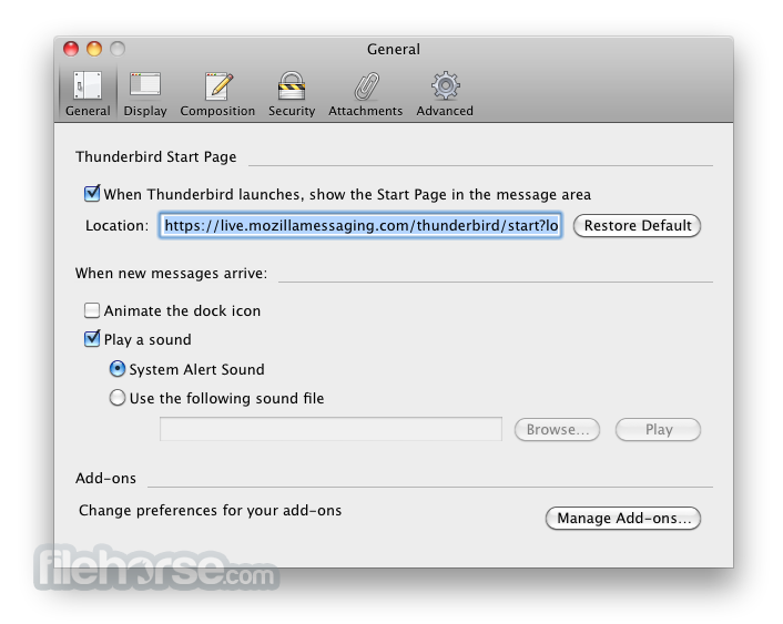 Thunderbird older versions mac download version